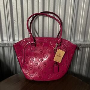 Patent leather Magenta Bag by Huser Collection